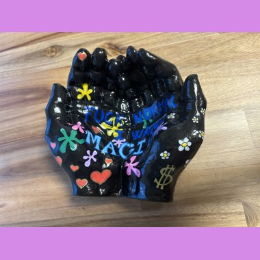 Beton figurer støbte