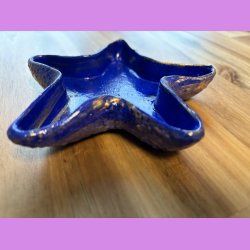 Sstjerne skl bl farvet