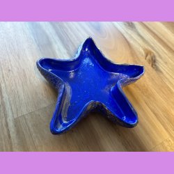 Sstjerne skl bl farvet