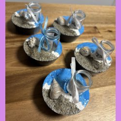 Beton cirkel med tekst Fun