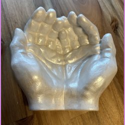 Hnder skl Pearl farvet