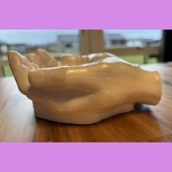 Hnder skl Pearl farvet