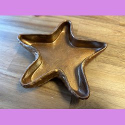 Sstjerne skl i kobber farvet