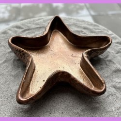 Sstjerne skl i kobber farvet