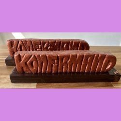 Konfirmand Skilt Kobber