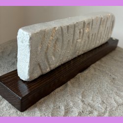 Konfirmand Skilt Pearl hvid