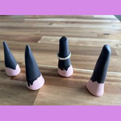 Ring holder Lyserd/ mat sort