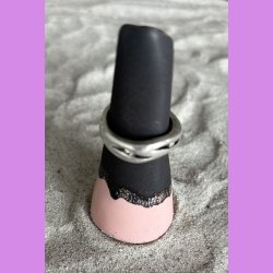 Ring holder Lyserd/ mat sort