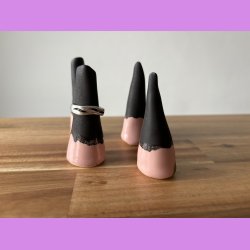 Ring holder Lyserd/ mat sort