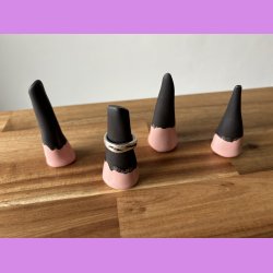 Ring holder Lyserd/ mat sort