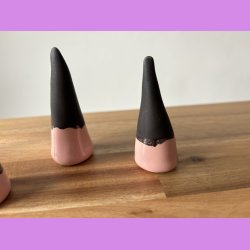 Ring holder Lyserd/ mat sort