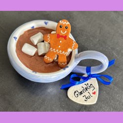 Cacao jule kop - bl� lilla - Gl�delig jul