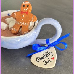 Cacao jule kop - bl� lilla - Gl�delig jul