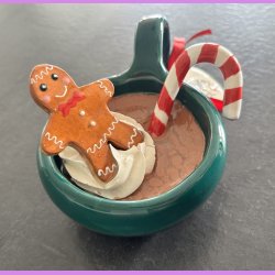 Cacao jule kop - M�rkegr�n - Gl�delig jul