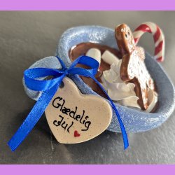 Cacao jule kop - Bl� bobler - Gl�delig jul