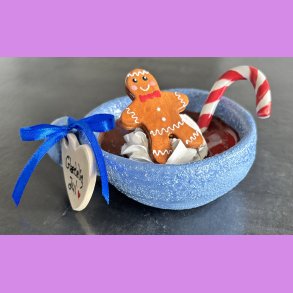 Cacao jule kop - Bl� bobler - Gl�delig jul