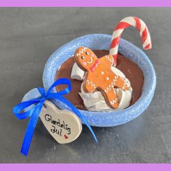 Cacao jule kop - Bl� bobler - Gl�delig jul