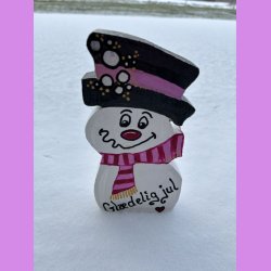 Snemand i tr - Lyserd