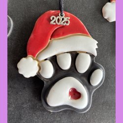 Hundeporte med nissehue  