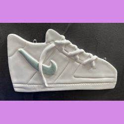 Nike sko med grn logo 