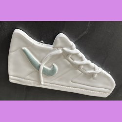 Nike sko med grn logo 