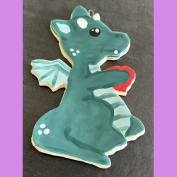 Beskytter dino - Grn