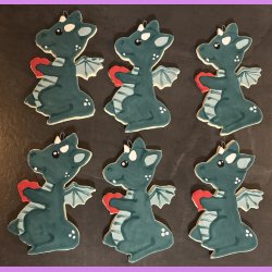 Beskytter dino - Grn