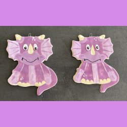 Beskytter dino - Lilla