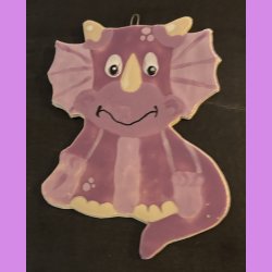 Beskytter dino - Lilla