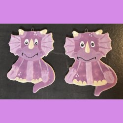 Beskytter dino - Lilla