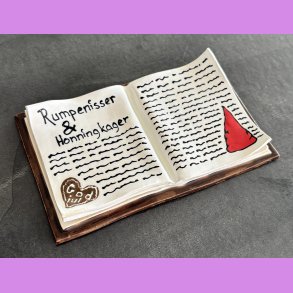 Bog - Nr. 7 - med s�d tekst - Rumpenisser og honningkager.