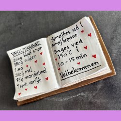 B�ger i keramik- Nr. 4 - Vaniljekranse opskrift.