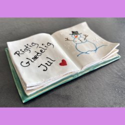 Bog - Nr. 8 - med s�d tekst - Rigtig gl�delig jul.