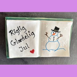 Bog - Nr. 8 - med s�d tekst - Rigtig gl�delig jul.