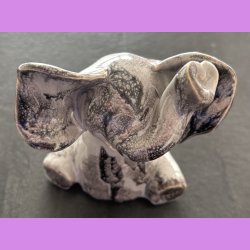 Elefant siddende - Lysegr 