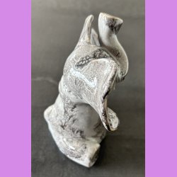 Elefant siddende - Lysegr 