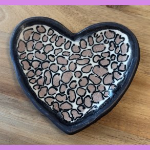 Faster fade - Sort kant - brun leopard