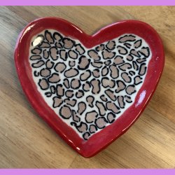 Faster fade - Rd kant - Brun leopard