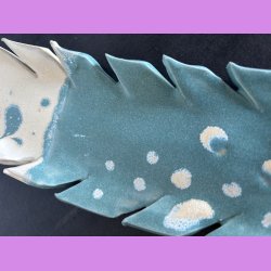 Fjerfad - Creme - Grn