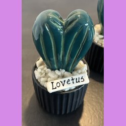 Lovetus 2 farvet - sort potter -lille skilt