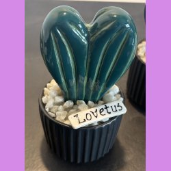 Lovetus 2 farvet - sort potter -lille skilt