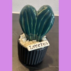 Lovetus 2 farvet - sort potter -lille skilt