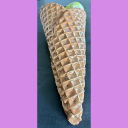 Vaffelis med fl�debolle m/kokos - Softice med lemon og bl�b�r is.