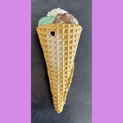 Vaffelis med kugler og soft ice  - 