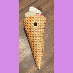 Vaffelis med fldeskum - fldebolle - syltetj