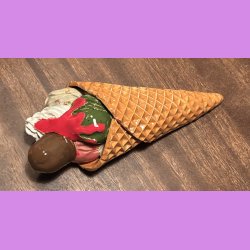 Vaffelis med fldeskum - fldebolle - syltetj