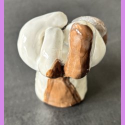 Fuckfinger figur Nr. 11 - hvid - brun- creme