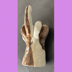 Fuckfinger figur Nr. 11 - hvid - brun- creme