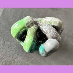 Fuckfinger figur Nr. 9 - Sort - gr�n- hvid 
