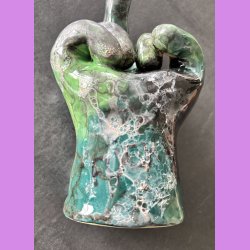 Fuckfinger figur Nr. 9 - Sort - gr�n- hvid 